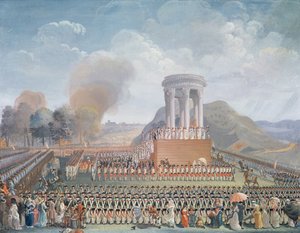 Festival of the Federation, 14th July 1790 by Jean Alexis Cornu